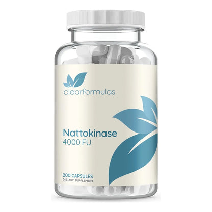 Nattokinase 4000 Fu 200 Capsulas Enzima Natural Soporte Cardiovascular