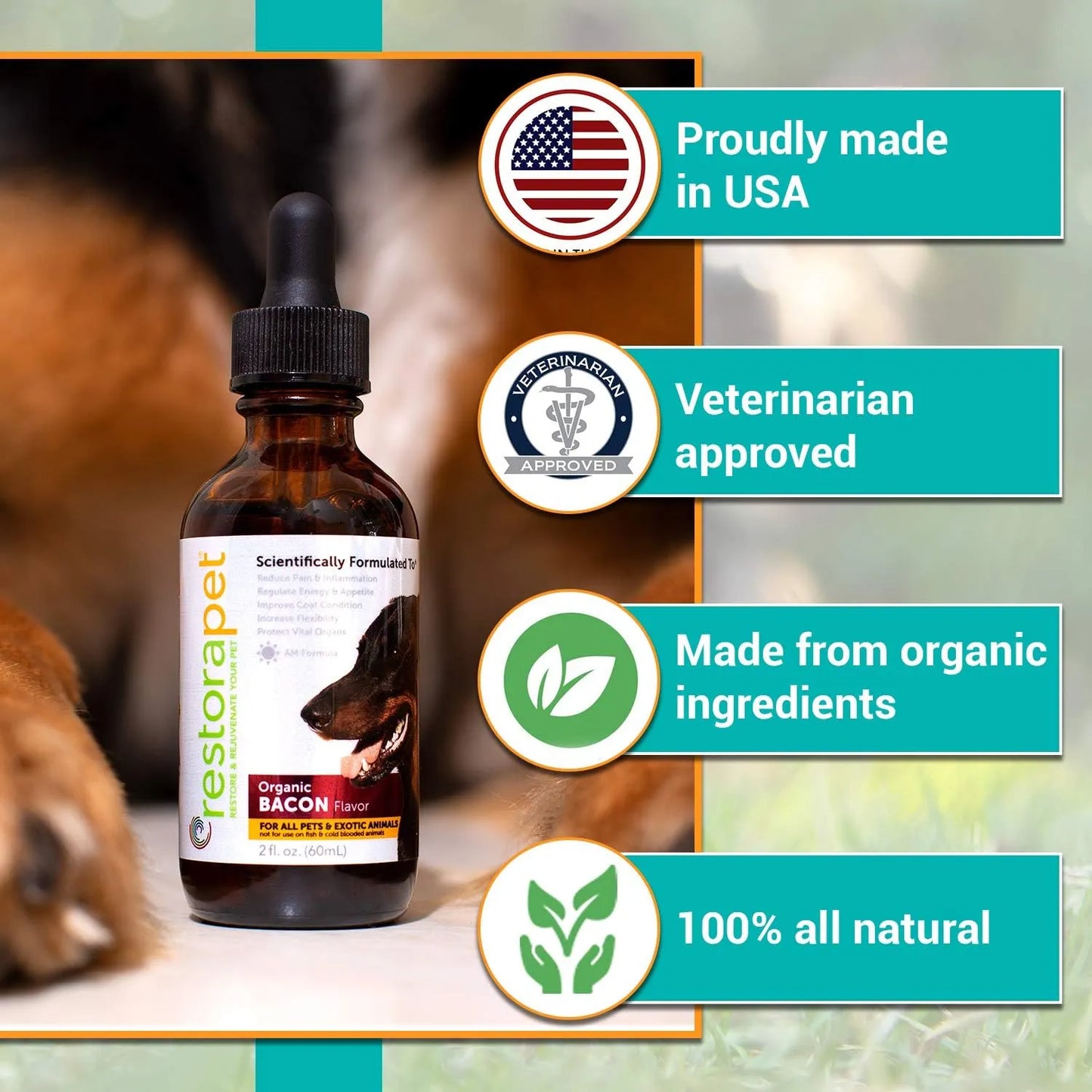 Multivitamínicos Líquidos Para Perros Y Gatos Paquete De 4 A