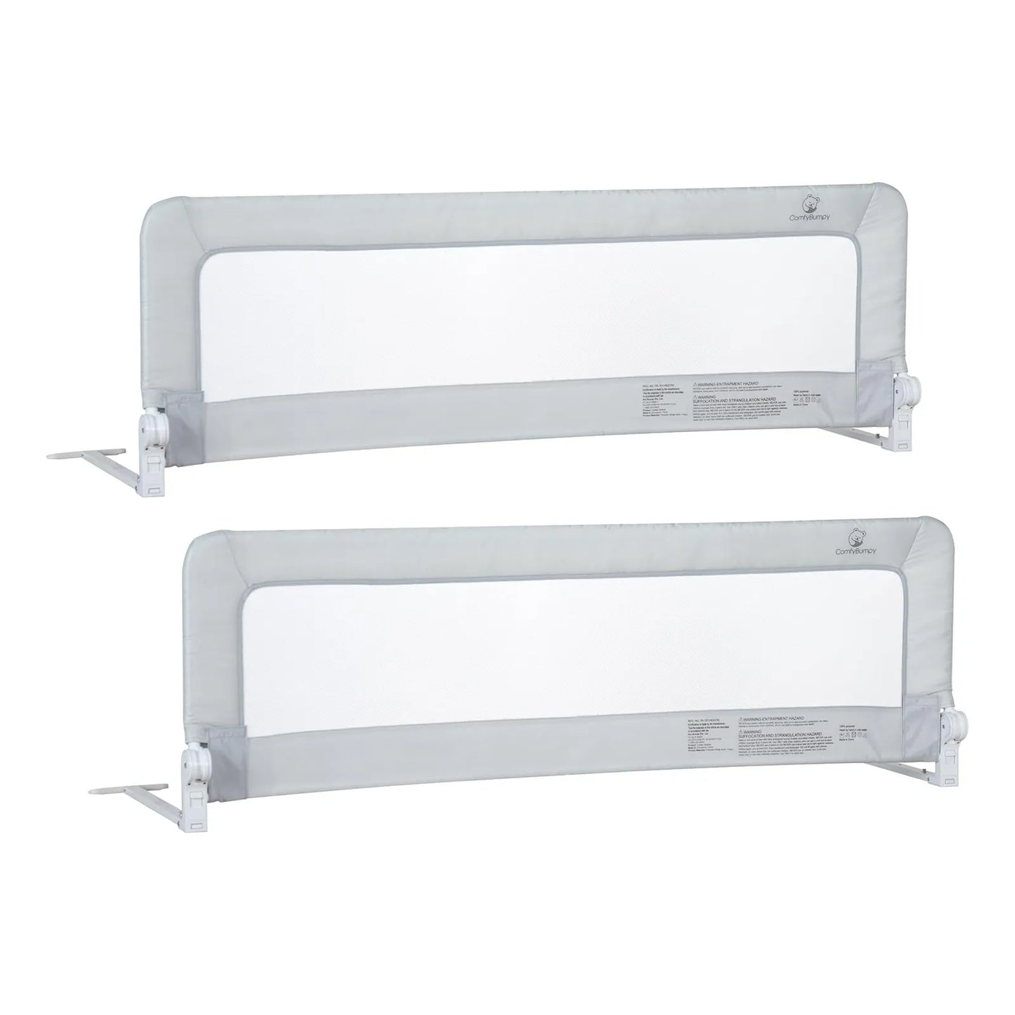 Rieles De Cama Extra Largos Para Niños Protector Ajustable ComfyBumpy Seguridad Y Comodidad