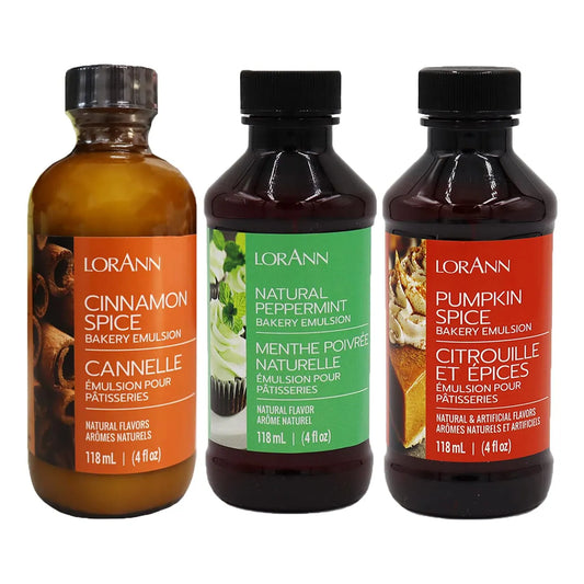 Emulsiones Lorann Para Hornear Sabores Sin Gluten 60ml Ideal Para Postres Profesionales