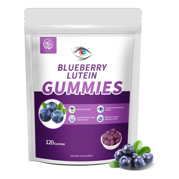 Gomitas De Arándano Con Luteína 120 Unidades Suplemento Salud Ocular