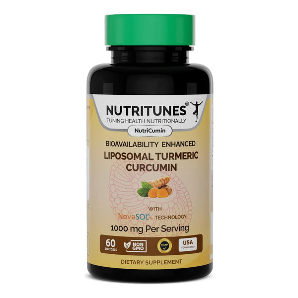 Curcumina Liposomal 1000 Mg Con Tecnología Novasol Máxima Absorción