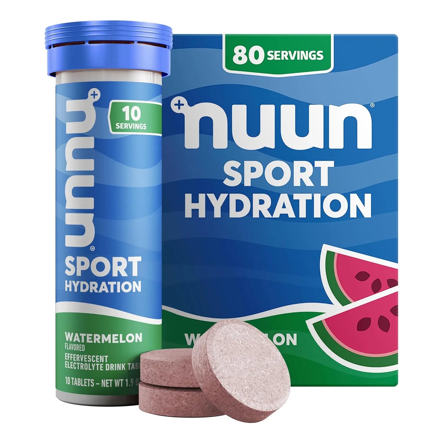 Pastillas Hidratantes Nuun Sandía Con Electrolitos 10 Tablas