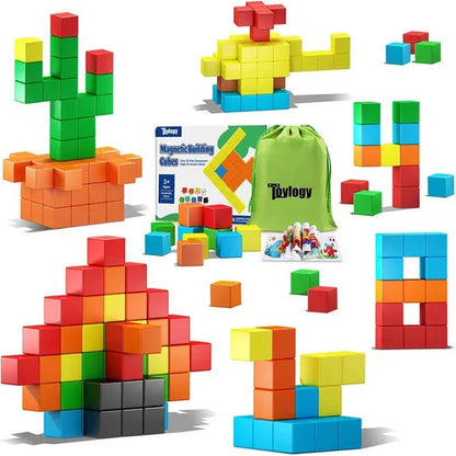 Bloques Magneticos Soyee 48 Piezas Juguete Educativo Creativo Para Niños