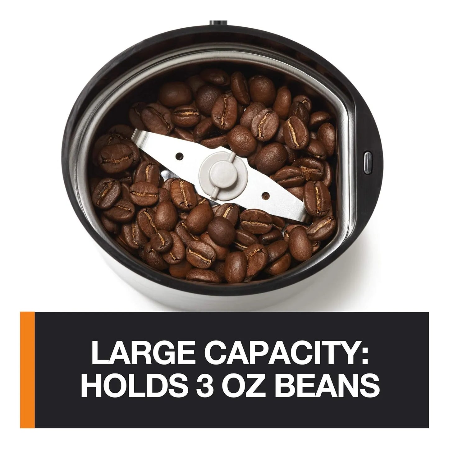 Molinillo Electrico Krups Para Cafe Y Especias Con Cuchillas De Acero Inoxidable