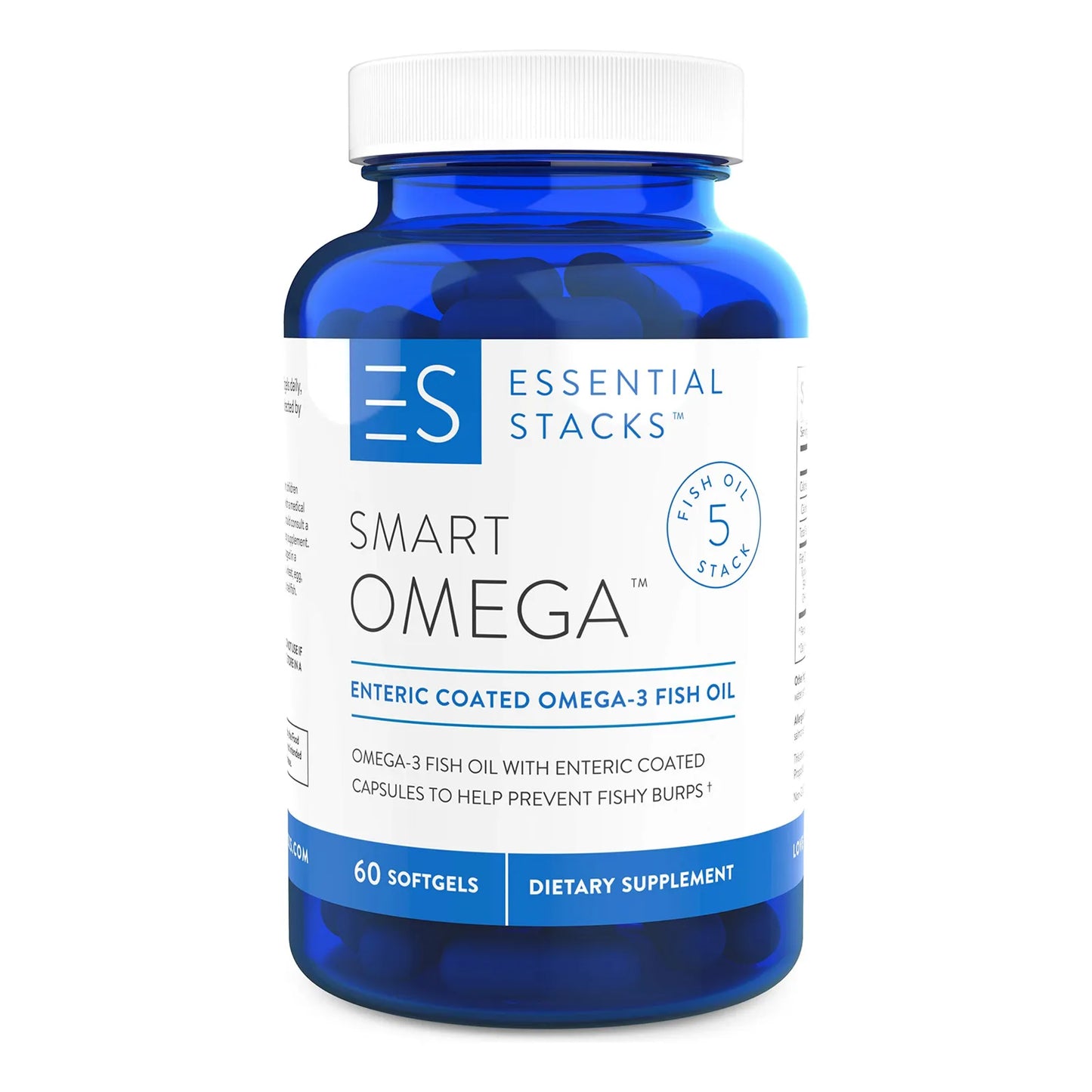 Smart Omega 3 Aceite De Pescado Sin Eructos 1400 Mg EPA DHA 60 Capsulas