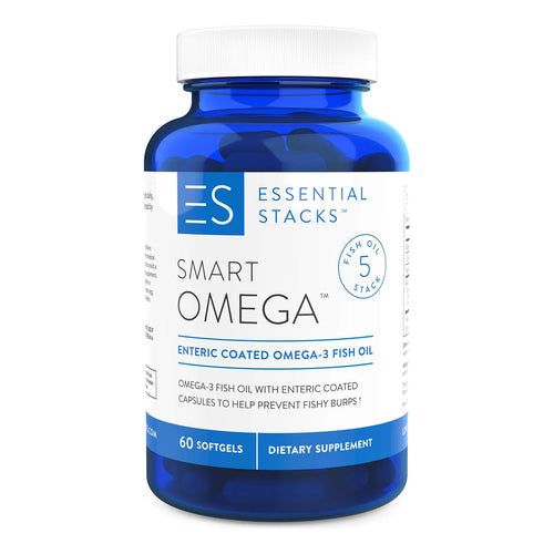 Smart Omega 3 Aceite De Pescado Sin Eructos 1400 Mg EPA DHA 60 Capsulas