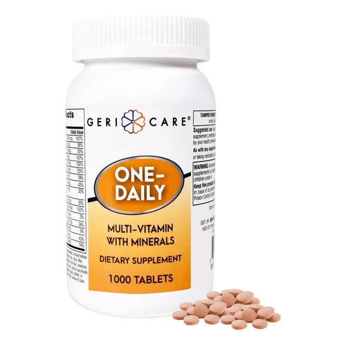 Multivitaminas Y Minerales Diarios 1000 Tabletas Suplemento Energía E Inmunidad