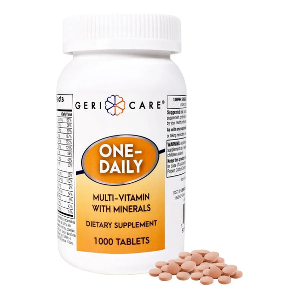 Multivitaminas Y Minerales Diarios 1000 Tabletas Suplemento Energía E Inmunidad