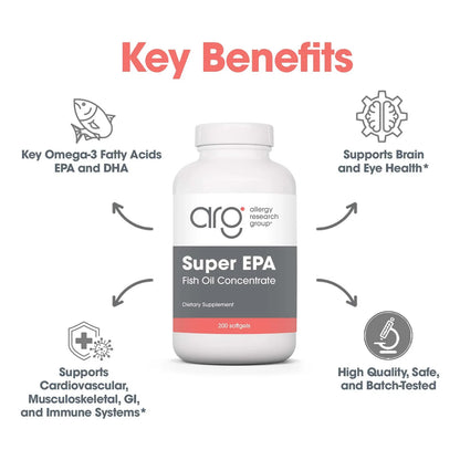 Super EPA Aceite De Pescado Omega 3 200 Cápsulas Blandas Sostenibles