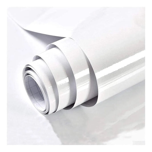 Papel Vinílico Autoadhesivo Para Muebles Brillantes 40 Cm Renovación Fácil Y Duradera