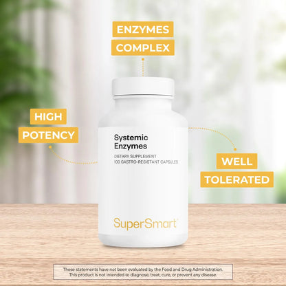 Enzimas Sistémicas Alta Potencia Con Bromelina Proteasa Lipasa Digestión Óptima