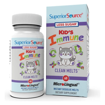Tabletas Microlingües Kids Inmunidad Disolución Rápida 60 Unidades Con Zinc Y Vitamina C