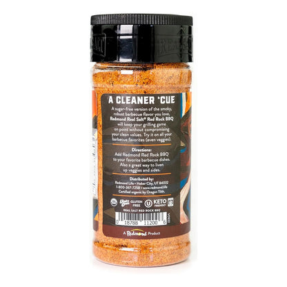 Sal Marina Redmond Real Coctelera Bbq 200g Sin Refinar Sin Gluten
