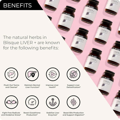Blisque Suplemento Hepatico Natural Desintoxica Y Repara El Higado 90 Capsulas