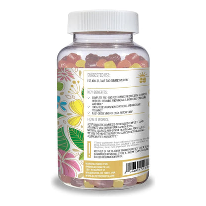 Gomitas Bariatricas Organicas 25 Vitaminas Minerales Perdida Peso