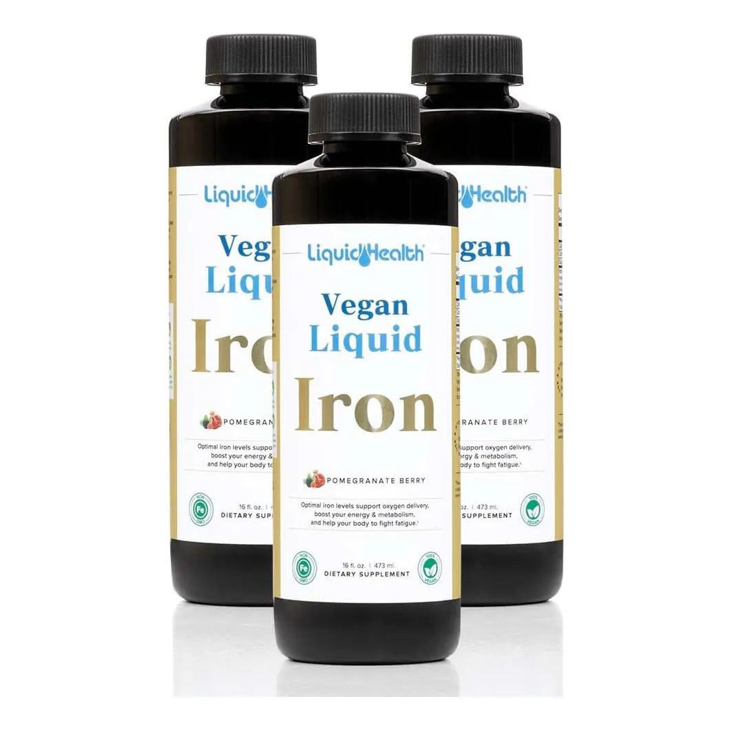 Suplemento De Hierro Líquido Vegano Con Ferrochel Energía Y Apoyo Inmunológico