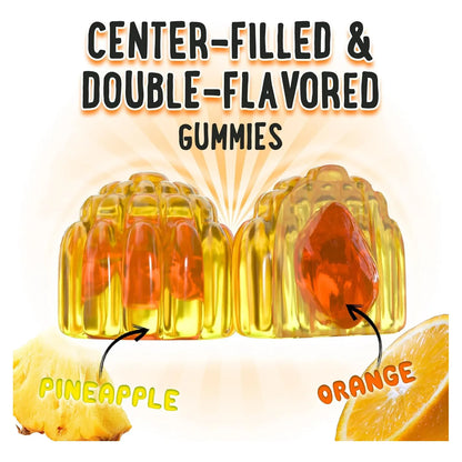 Gomitas De Glicinato De Magnesio 400 Mg Sabor Frutal Relajación Muscular Y Sueño