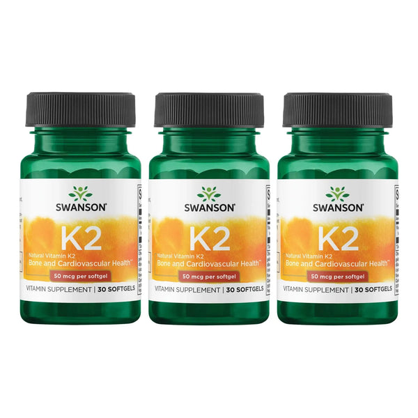 Vitamina K2 Natural Menaquinona 7 50 Mcg 90 Geles Suaves Para Huesos Y Corazón
