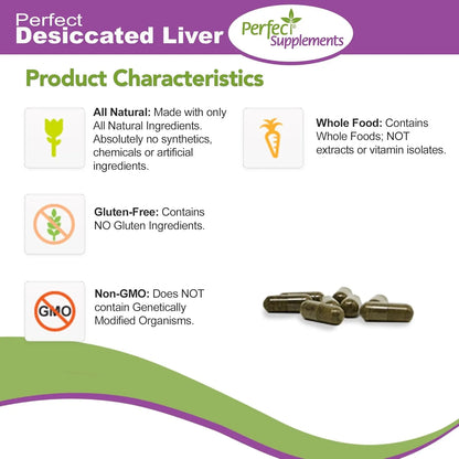 Hígado De Res Deshidratado 120 Cápsulas Fuente Natural De Proteínas Hierro Vitaminas A B