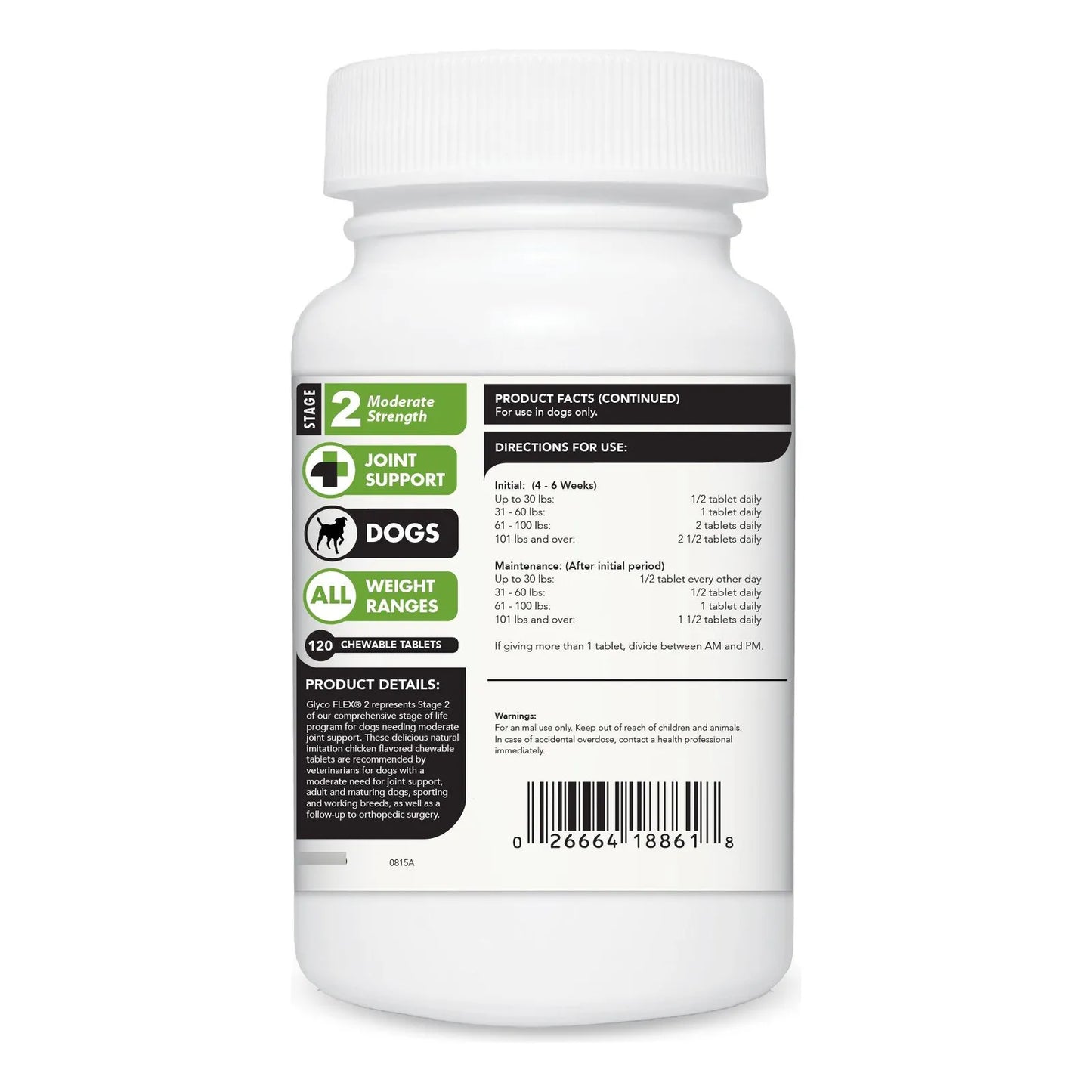 Glyco Flex 2 Tabletas Masticables Para Caderas Y Articulaciones En Perros