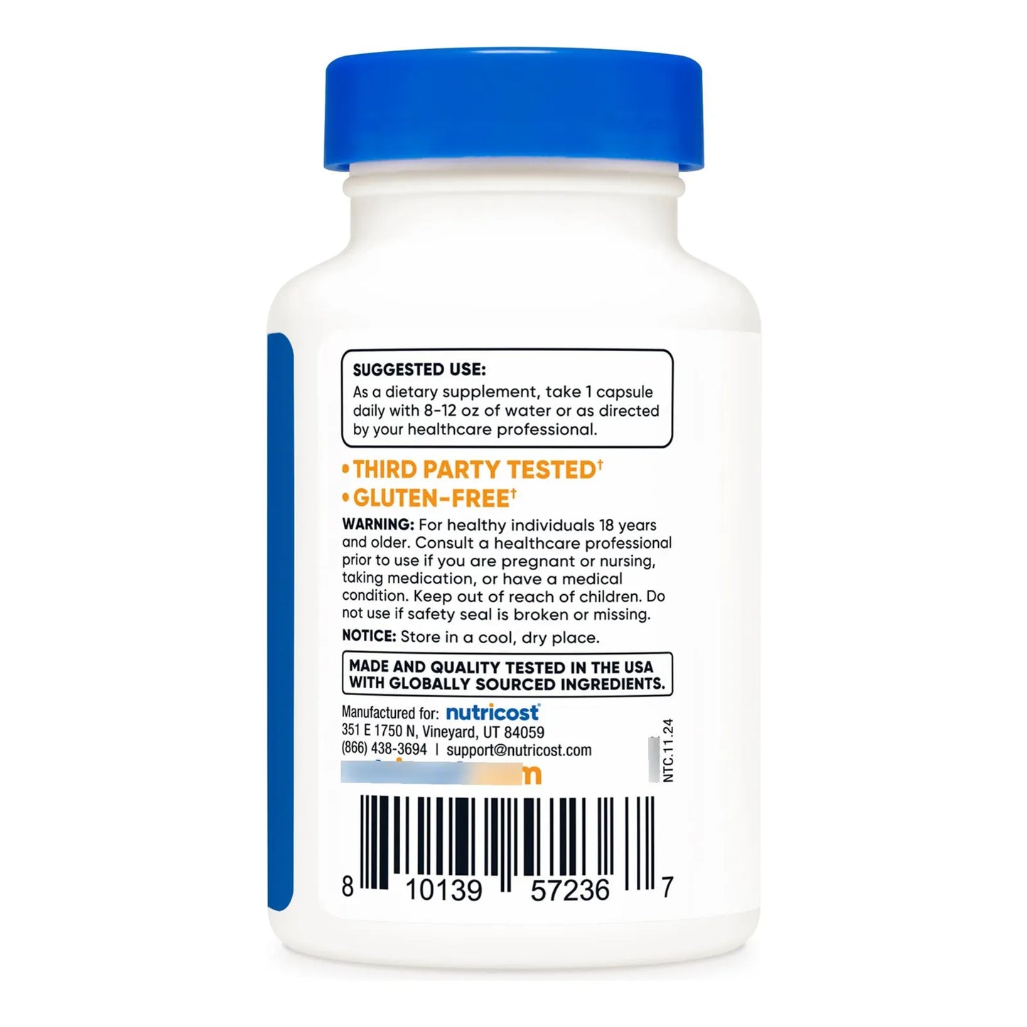 Cápsulas De Dihidroberberina 200 Mg 60 Unidades Alta Biodisponibilidad