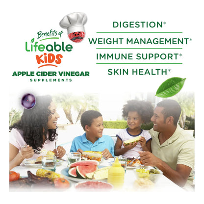 Gomitas Vinagre Sidra Manzana Para Niños 500 Mg Sabor Natural 60 Unidades