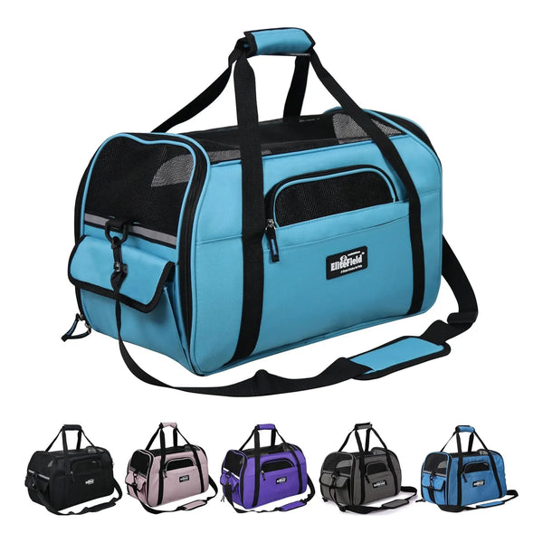 Portamascotas Elitefield Acolchado Aprobado Para Aerolineas Varios Tamaños Y Colores