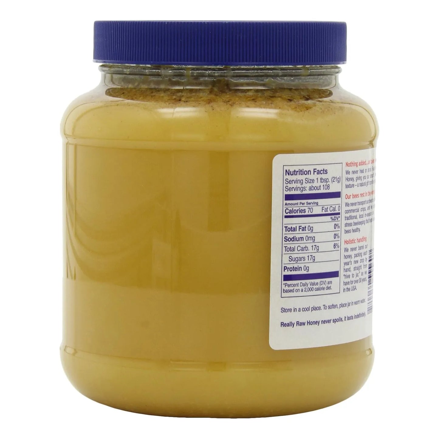 Miel Cruda Natural 5 Libras Sin Procesar Importada Estados Unidos