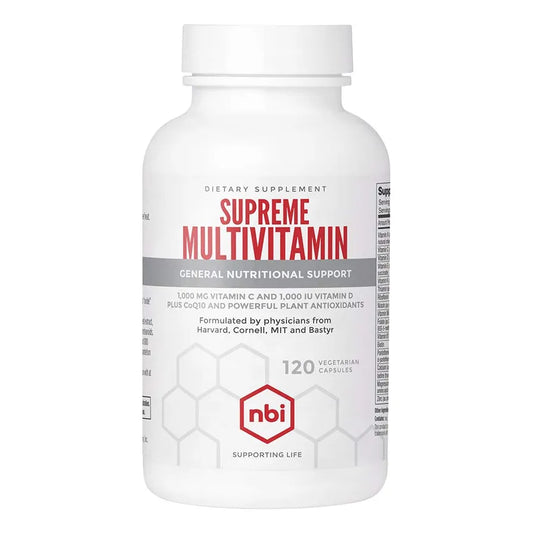 Supreme Daily Multivitaminico Con Vitaminas A C D E K B6 B12 120 Capsulas