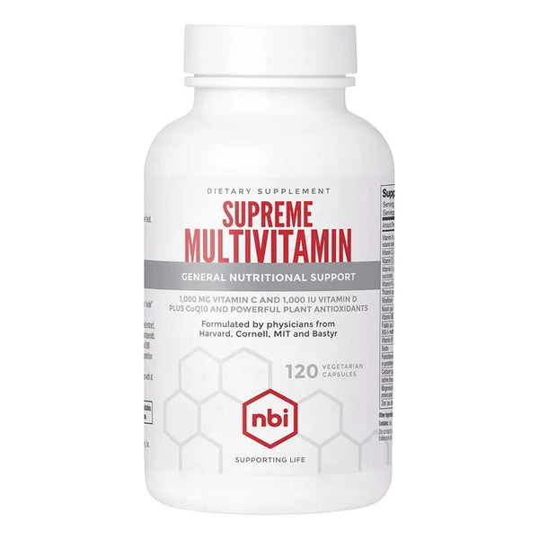 Supreme Daily Multivitaminico Con Vitaminas A C D E K B6 B12 120 Capsulas