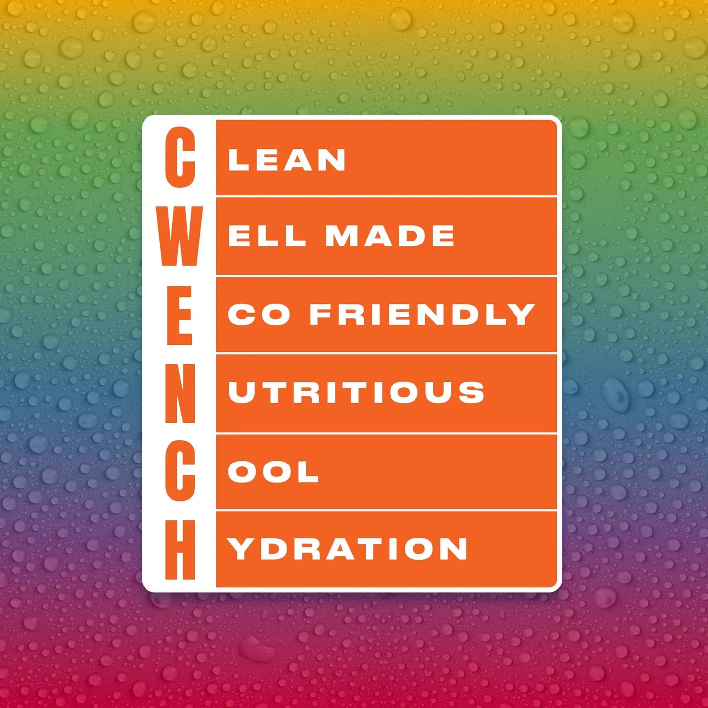 Cwench Hydration Remolino Arcoiris Bebida Deportiva 12 Pack 16.9oz Hidratacion Instantanea Con Electrolitos Y Vitaminas