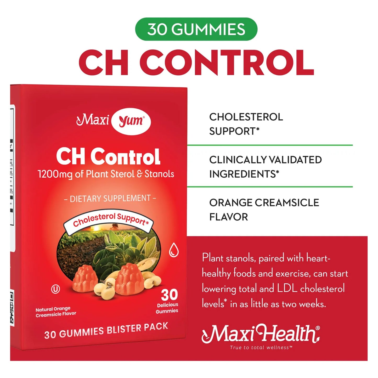 Gomitas De Colesterol 1200 Mg Con Esteroles Vegetales Y Estanoles Suplemento Saludable