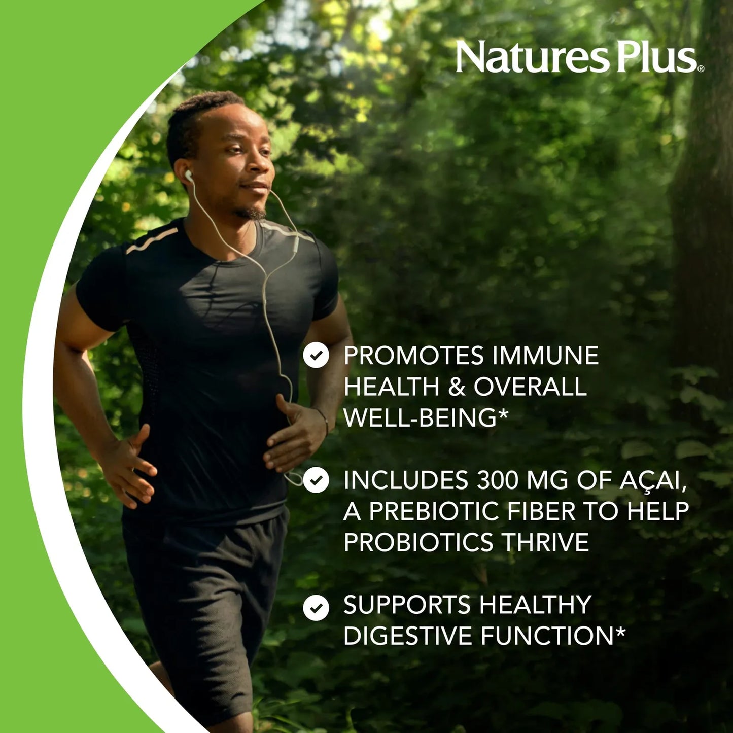 Natures Plus Ultra Probiotics Suplemento Digestivo 30 Cápsulas Vegetarianas Salud Intestinal