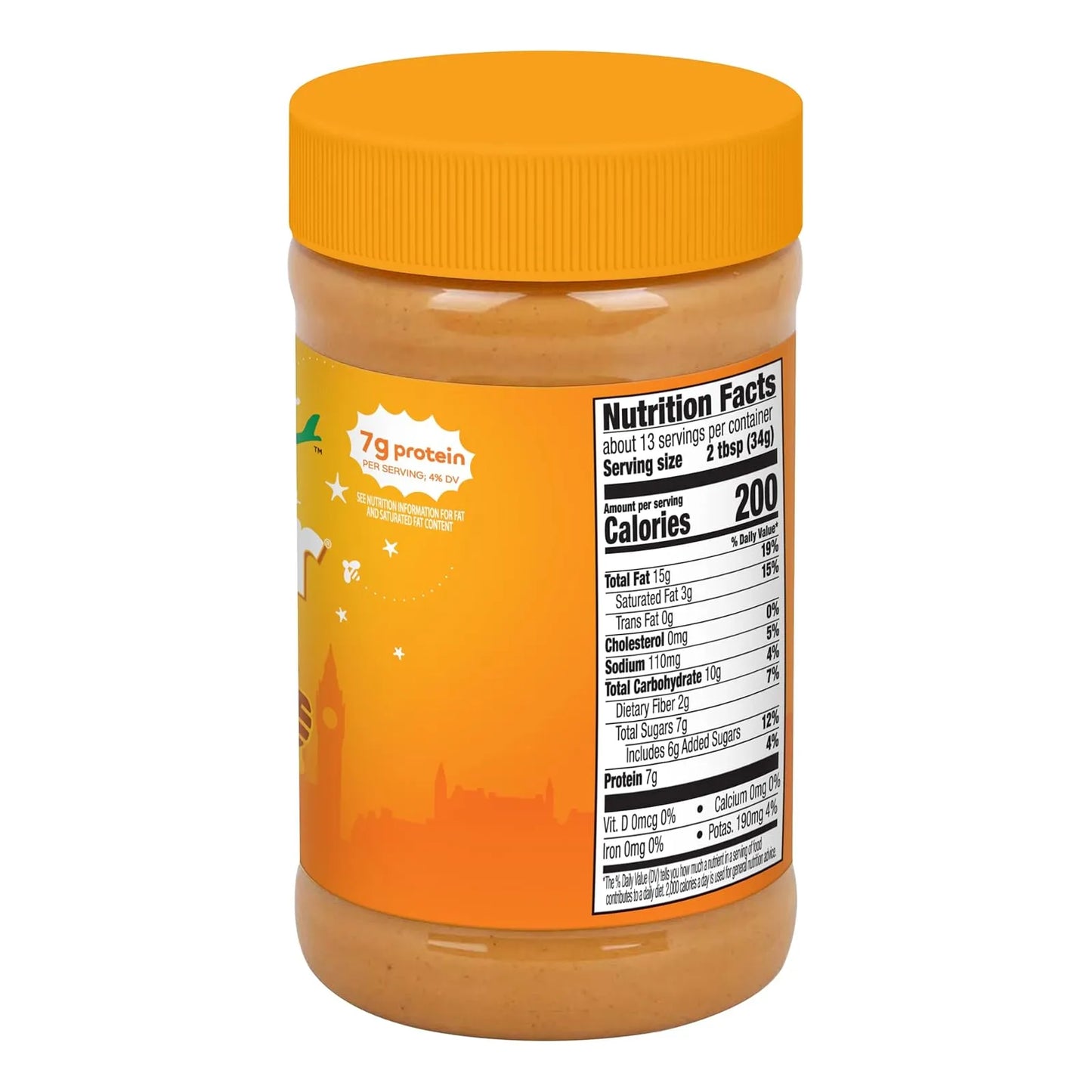 Crema Crujiente De Maní Tostado Con Miel Peter Pan 462g Importado USA