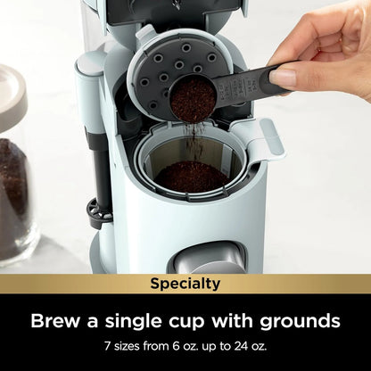 Cafetera De Una Porcion Con Espumador 180 A 720 Ml Compatible Con Capsulas K Cup