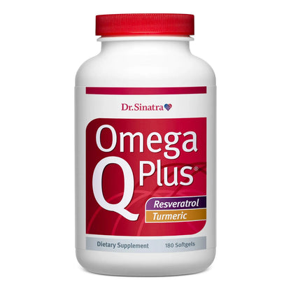 Omega Q Plus Resveratrol Y Cúrcuma Con Coq10 Suplemento Para Circulación Y Salud Cardíaca 90 Días