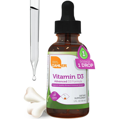 Gotas De Vitamina D3 5000 Ui Zahler Salud Osea E Inmunidad Adultos