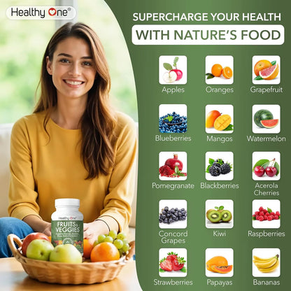 Suplemento 27 Frutas Y Verduras En Capsulas Nutricion Integral Healthy One