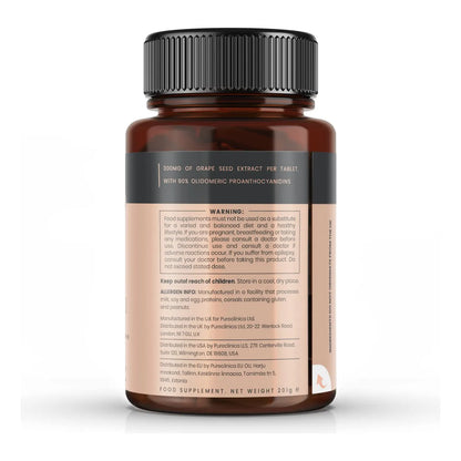 Extracto De Semilla De Uva 300 Mg 180 Comprimidos 90 Proant Antioxidante Piel