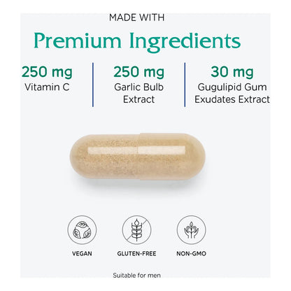 Suplemento Natural CardioBlend 120 Cápsulas Salud Cardiaca Fórmula Avanzada