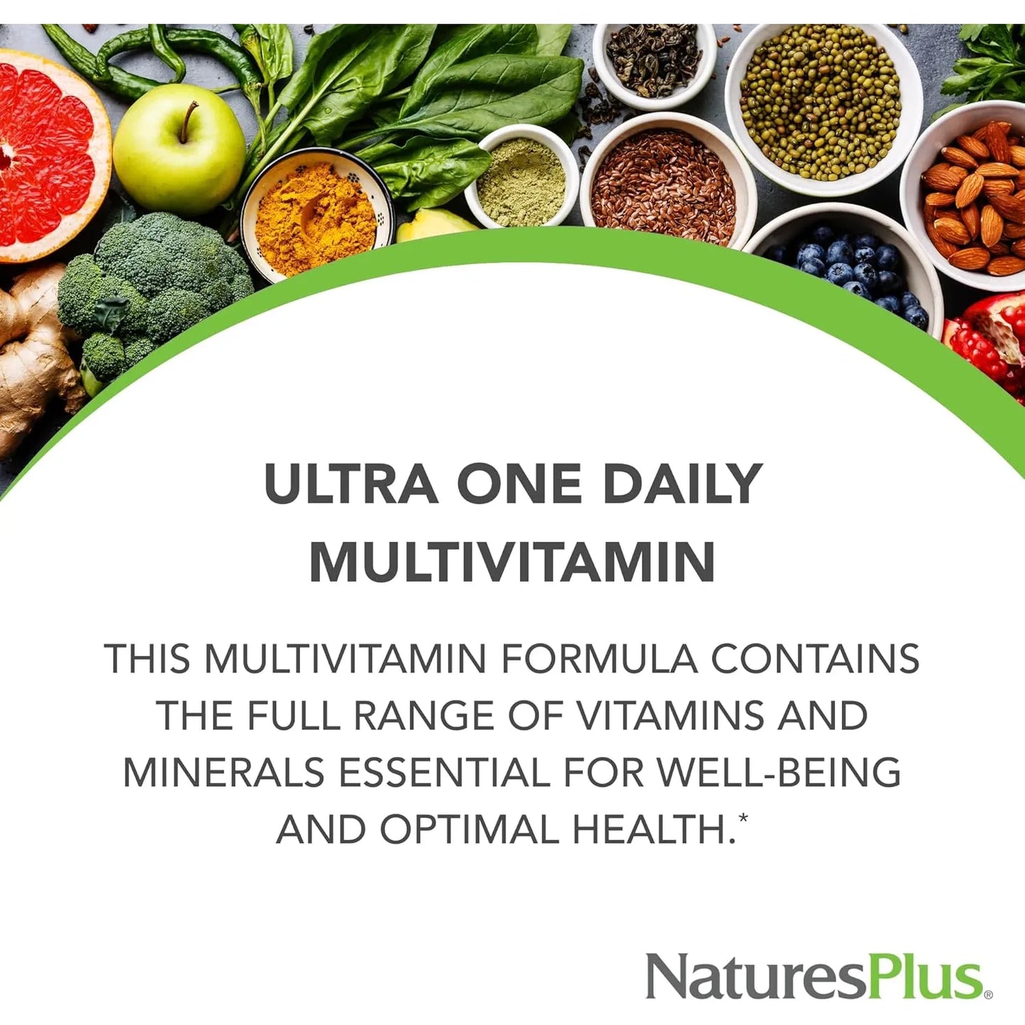 Multivitaminico Ultra One Energia Natural 60 Capsulas Suplemento Diario Sin Gluten