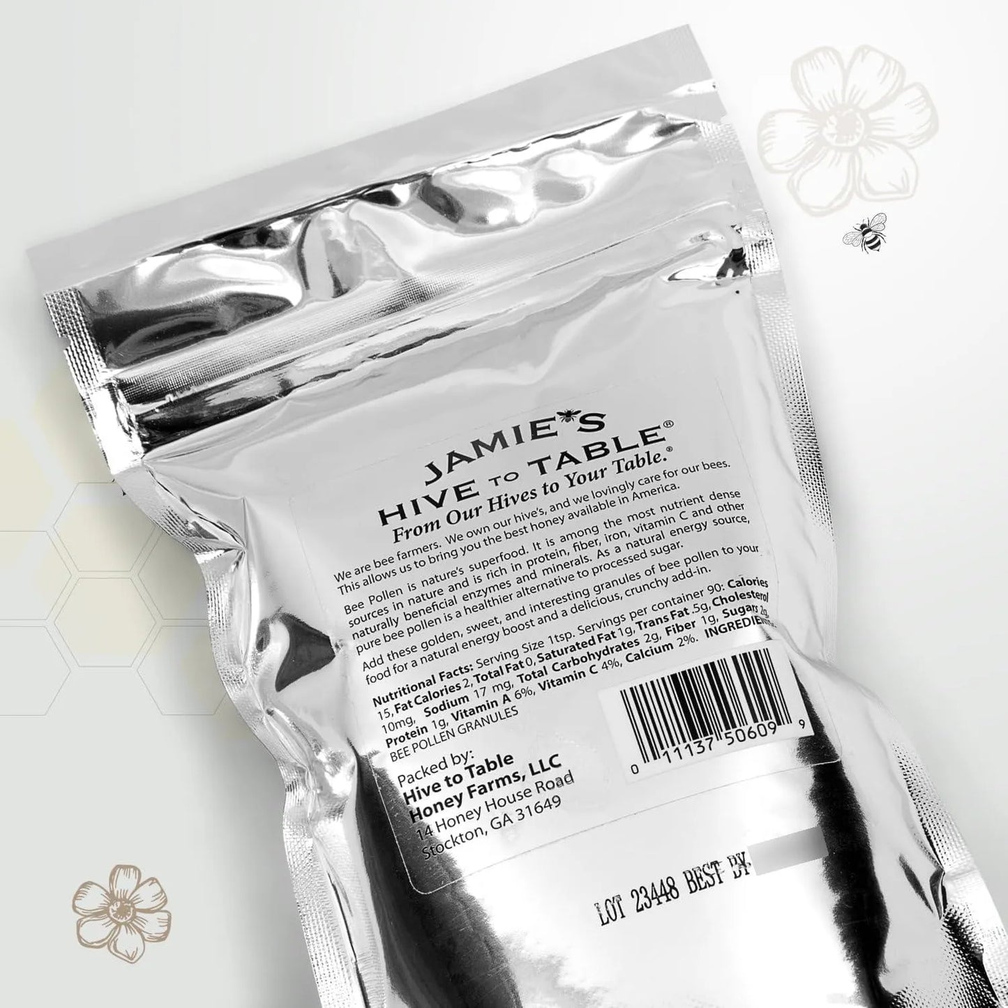 Polen De Abeja Crudo 285g Superalimento Energético Rico En Vitaminas
