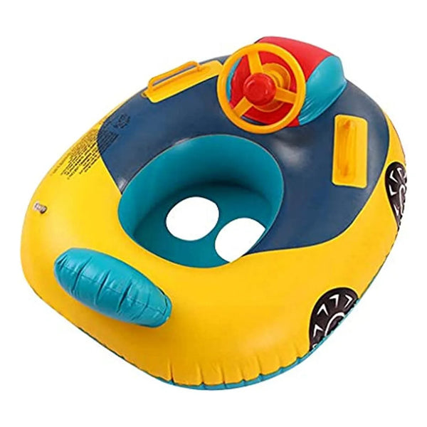 Flotador Inflable Para Niños Diseño Coche Seguro Verano Piscina Playa