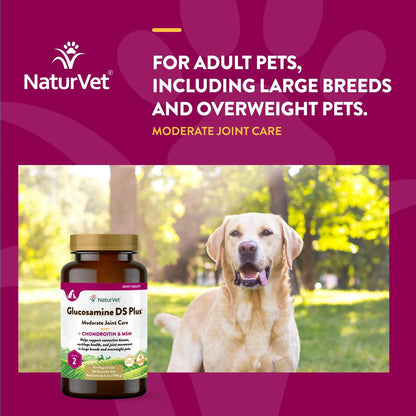 Glucosamine DS Plus Suplemento Articular Para Perros Y Gatos 60 Tabletas Masticables