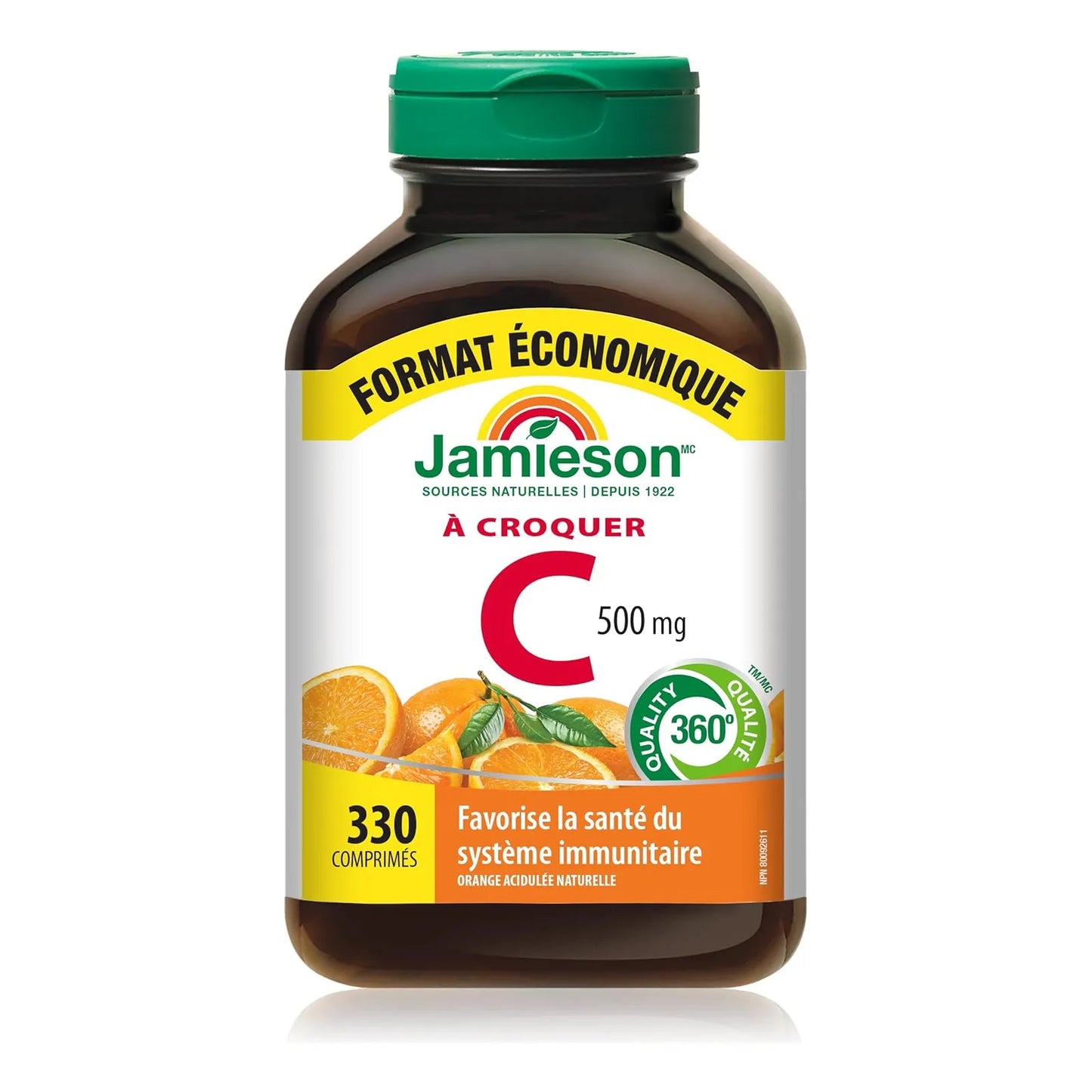 Vitaminas C Masticables 500 Mg 330 Unidades Sabor Naranja Picante
