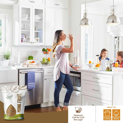 Edulcorante De Fruta De Monje Sin Omg 450g Sin Gluten Ecológico