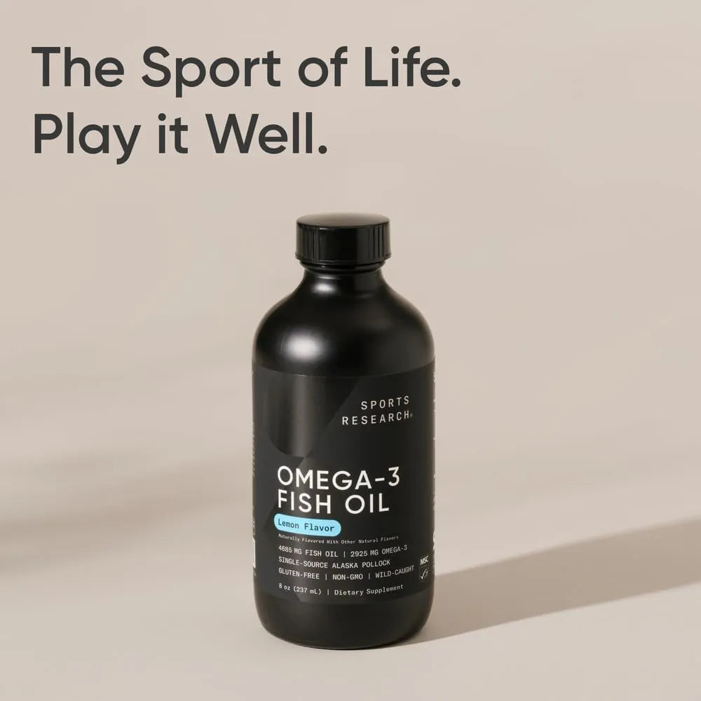 Aceite De Pescado Omega 3 Sabor Limon 4685 Mg Sports Research