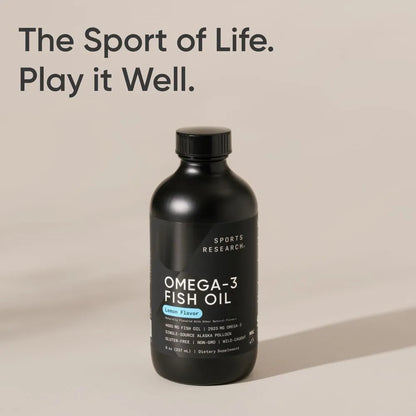 Aceite De Pescado Omega 3 Sabor Limon 4685 Mg Sports Research