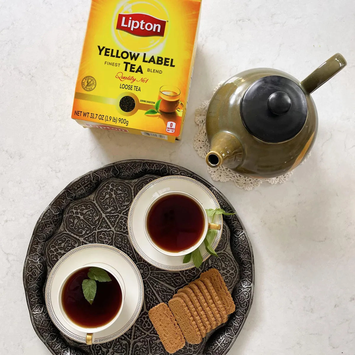Té Lipton International Blend 900 Gramos Sabor Suave Aromático